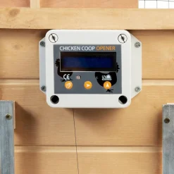 Porte automatique pour poulailler en aluminium*IDMarket Discount