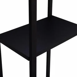 Porte bûches vertical intérieur 170 cm en métal noir*IDMarket