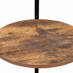 Porte-manteau industriel sur pied avec étagères*IDMarket Outlet