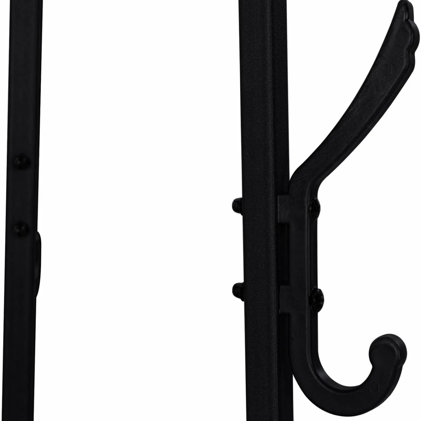 Porte-manteau industriel sur pied avec étagères*IDMarket Outlet