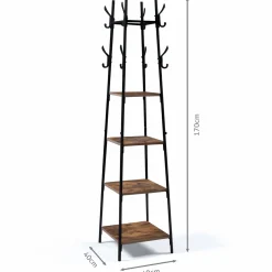 Porte-manteau industriel sur pieds*IDMarket Clearance