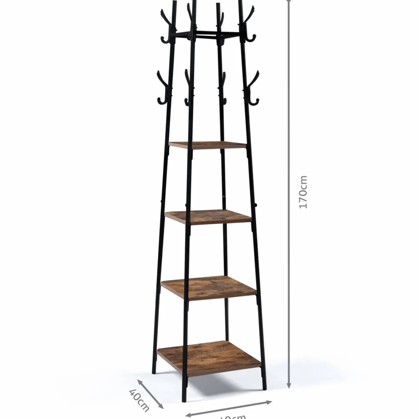 Porte-manteau industriel sur pieds*IDMarket Clearance