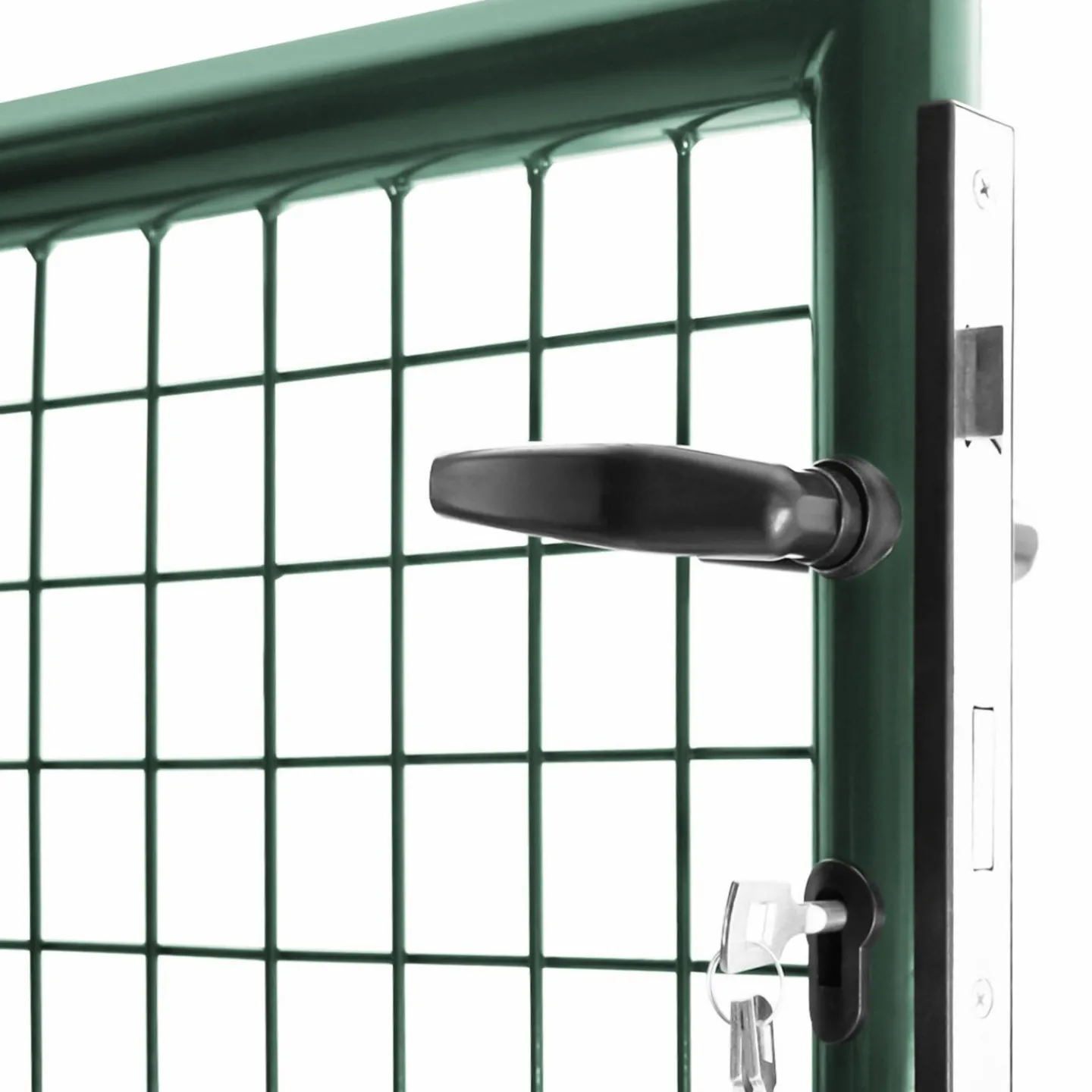 Portillon vert jardin en acier 105 x 150 cm*IDMarket Discount