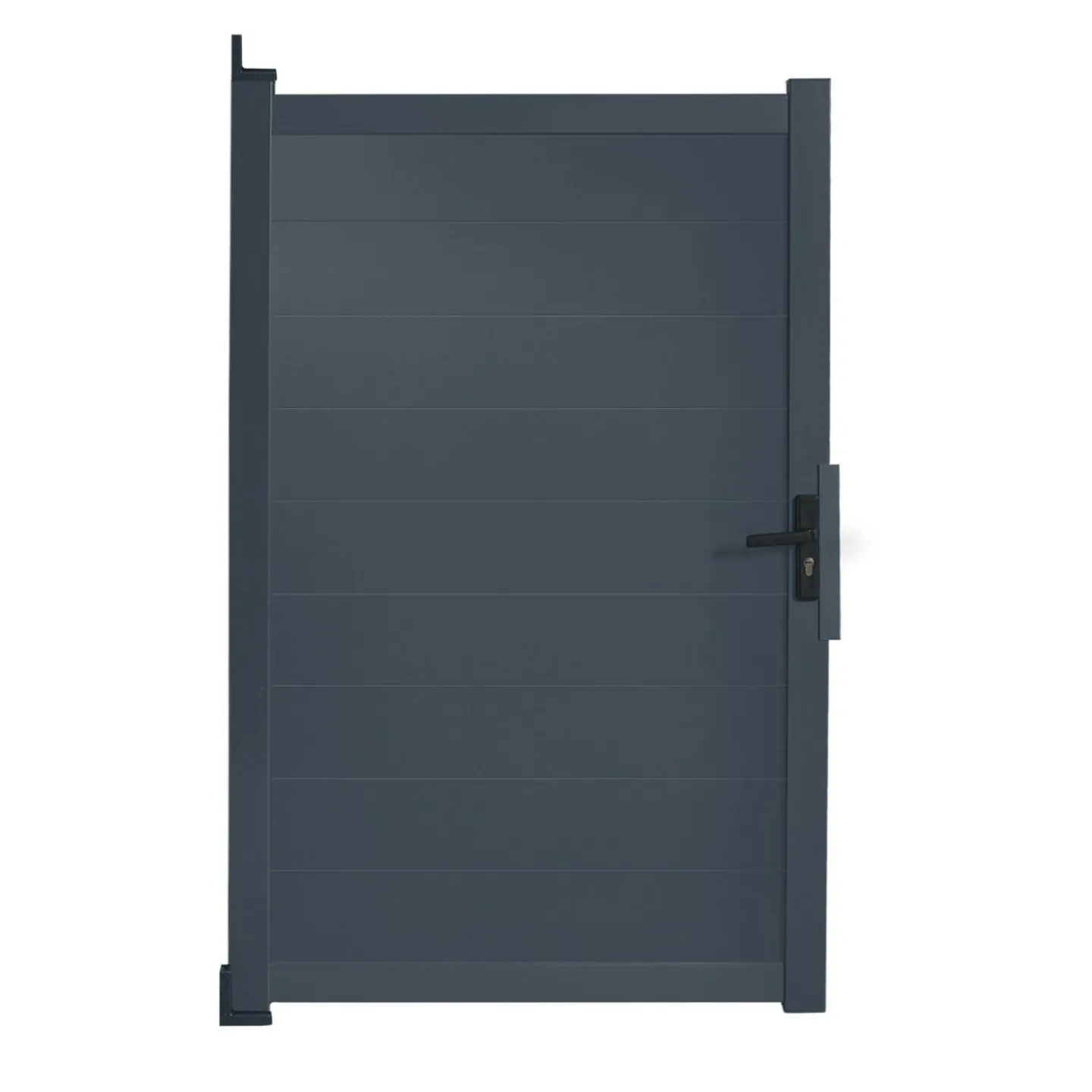 Portillon 100x160 cm en aluminium gris anthracite*IDMarket Hot