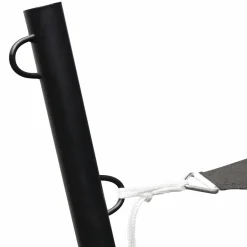Poteau pour toile ombrage en acier noir 220 cm*IDMarket Best