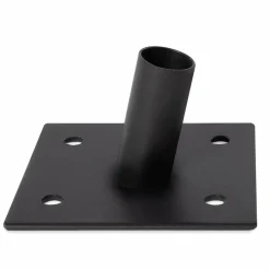 Poteau pour toile ombrage en acier noir 220 cm*IDMarket Best