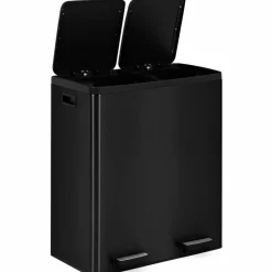Poubelle de cuisine 2x30L seaux amovibles avec pédales*IDMarket Best