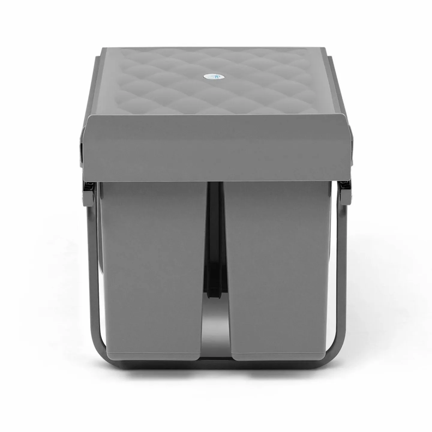 Poubelle tri sélectif 3 compartiments encastrable amoviles 1x15L + 2x8L*IDMarket New