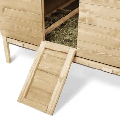 Poulailler 4 à 6 poules en bois avec pondoir*IDMarket Outlet