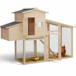 Poulailler en bois avec pondoir*IDMarket Best