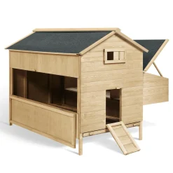 Poulailler XXL avec pondoir*IDMarket Online