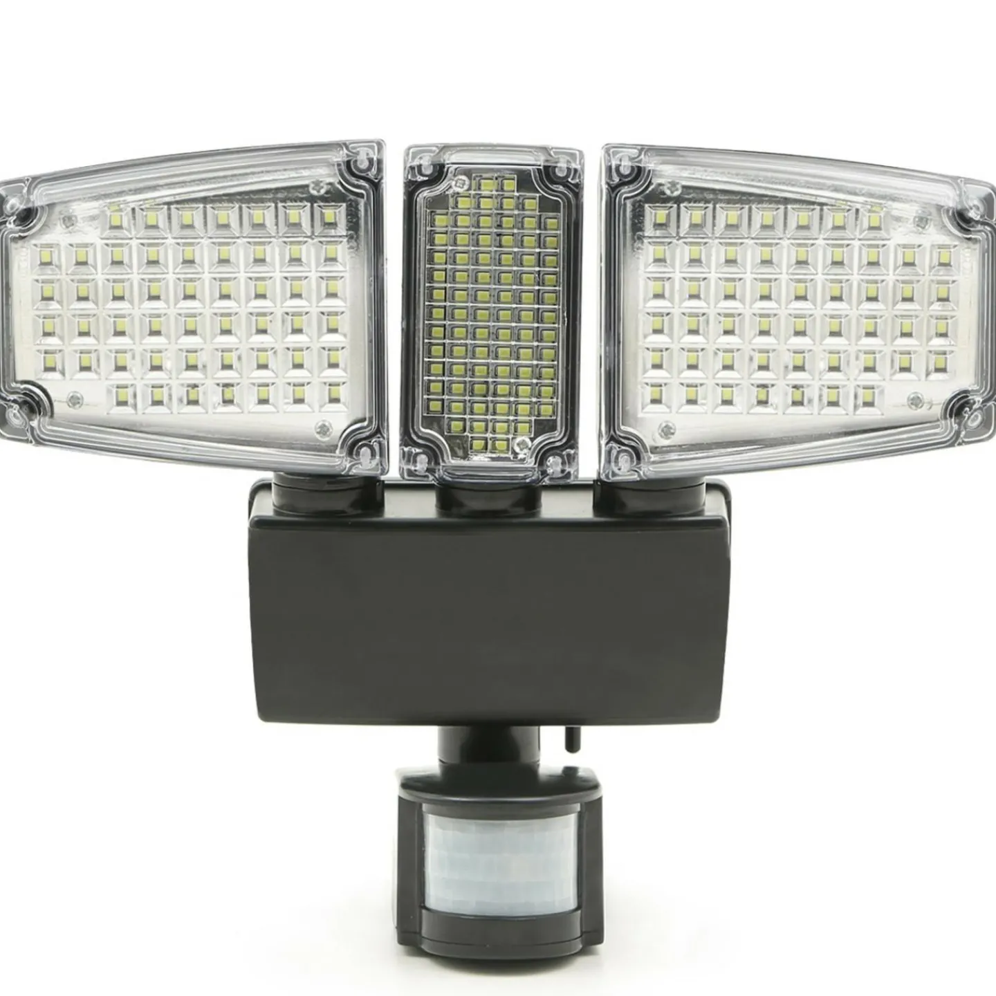 Projecteur LED solaire 3 spots 178 LED avec détecteur de mouvement*IDMarket Online