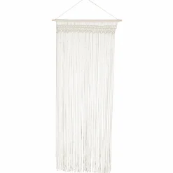 Rideau bohème beige en macramé*IDMarket Sale