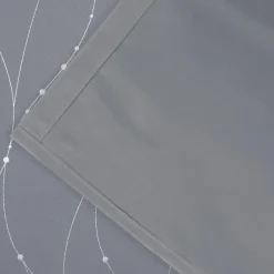 Rideaux occultants thermiques gris anthracite avec motifs*IDMarket Sale