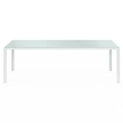 Salon de jardin 10 personnes blanc et beige 240 cm*IDMarket Clearance