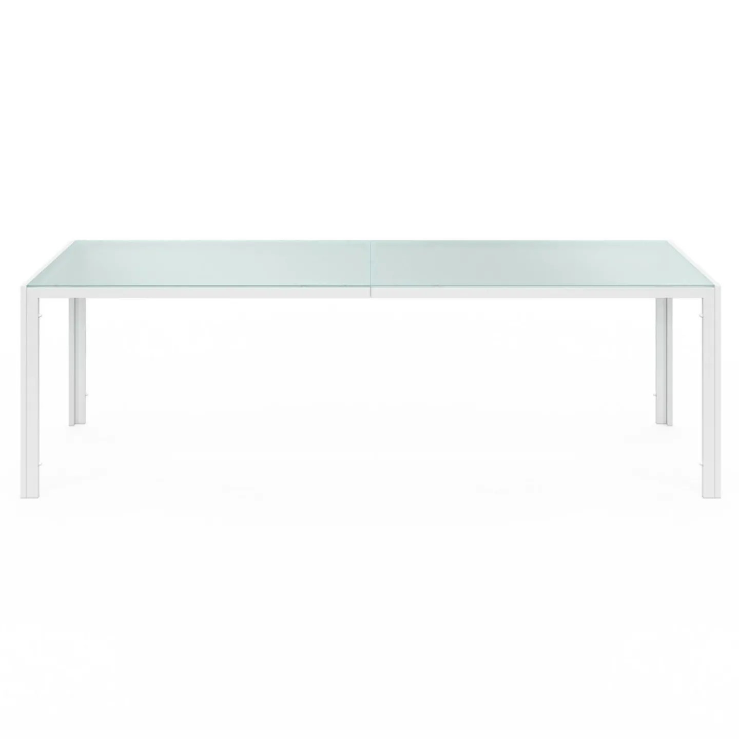 Salon de jardin 10 personnes blanc et beige 240 cm*IDMarket Clearance