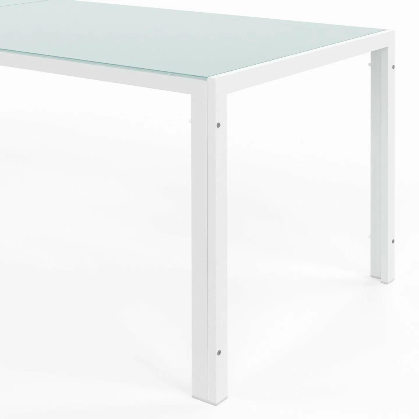 Salon de jardin 10 personnes blanc et beige 240 cm*IDMarket Clearance