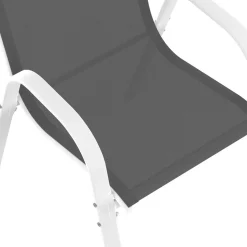 Salon de jardin avec table en verre trempé et 12 chaises*IDMarket Hot