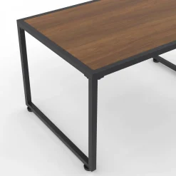 Salon de jardin bas 6 personnes canapés et fauteuils gris anthracite et cordage effet rotin avec tables basses*IDMarket Outlet