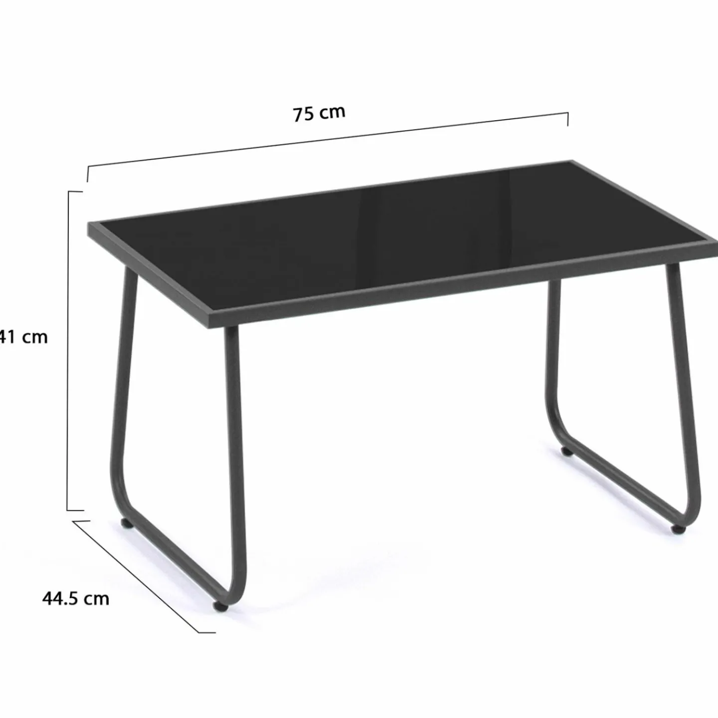 Salon de jardin bas 6 places terracotta*IDMarket