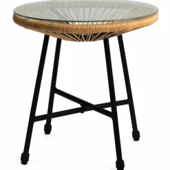 Salon de jardin fil plastique effet rotin*IDMarket Sale