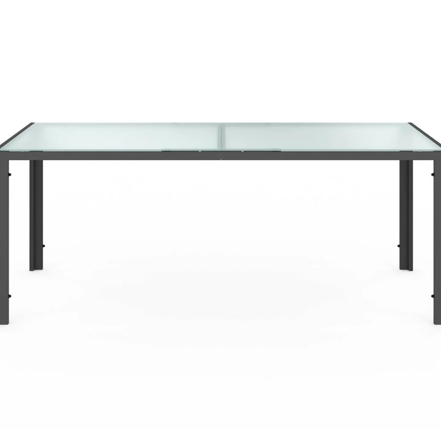 Salon de jardin gris anthracite table 190 cm et 8 chaises empilables*IDMarket Best