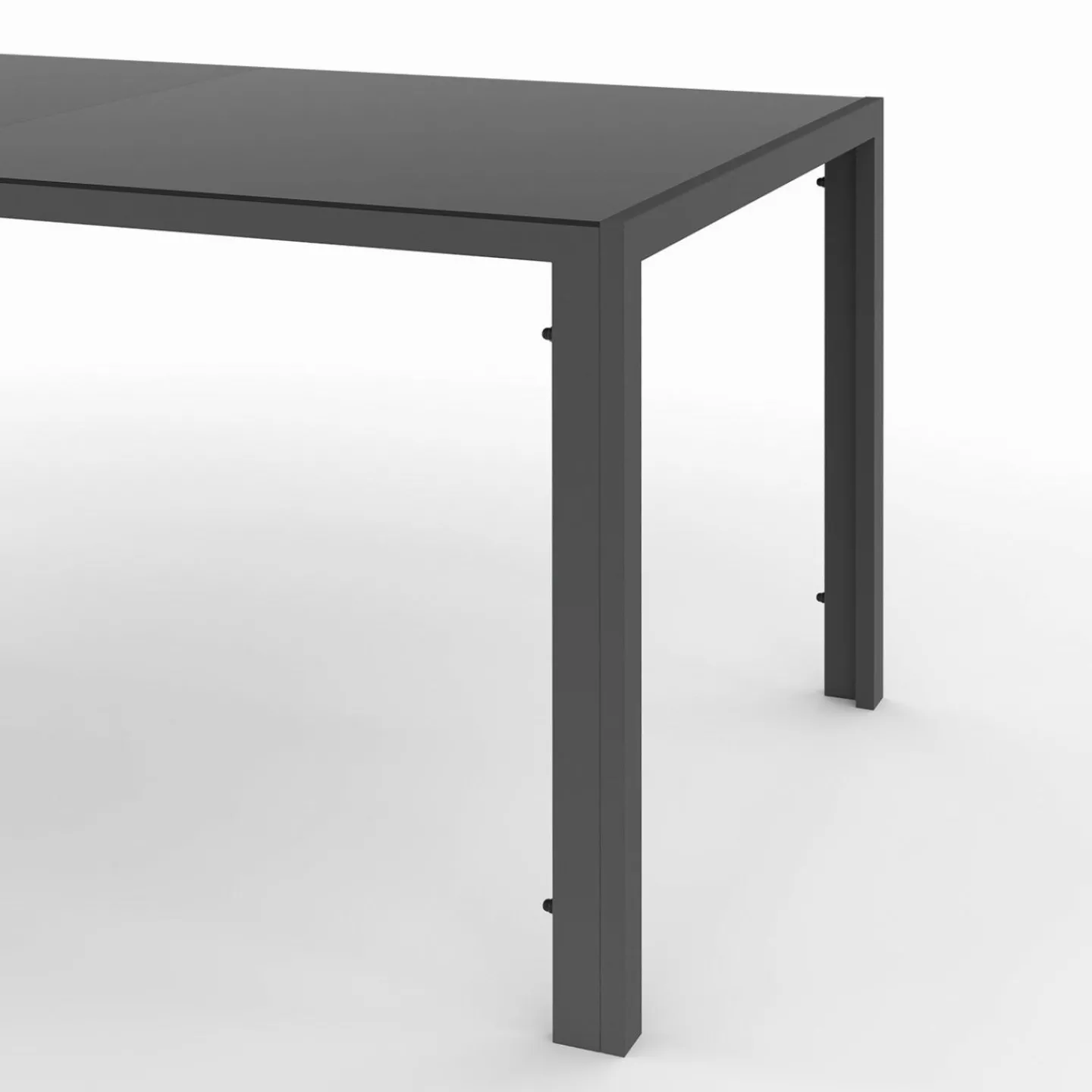 Salon de jardin table 190cm et 8 chaises empilables terracotta*IDMarket Outlet