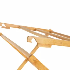 Séchoir à linge accordéon en bambou*IDMarket Discount