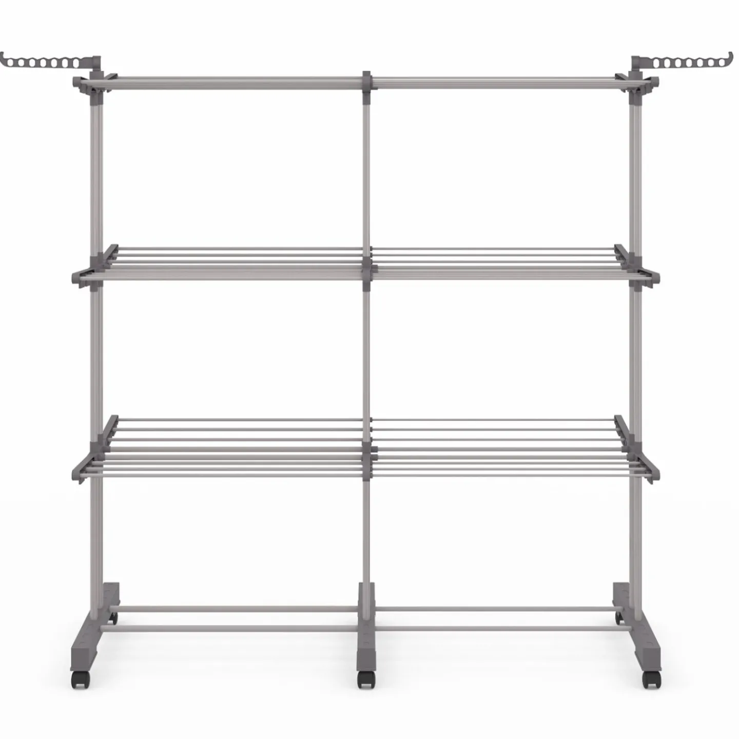 Séchoir à linge pliable extensible 40M gris 3 niveaux*IDMarket Sale