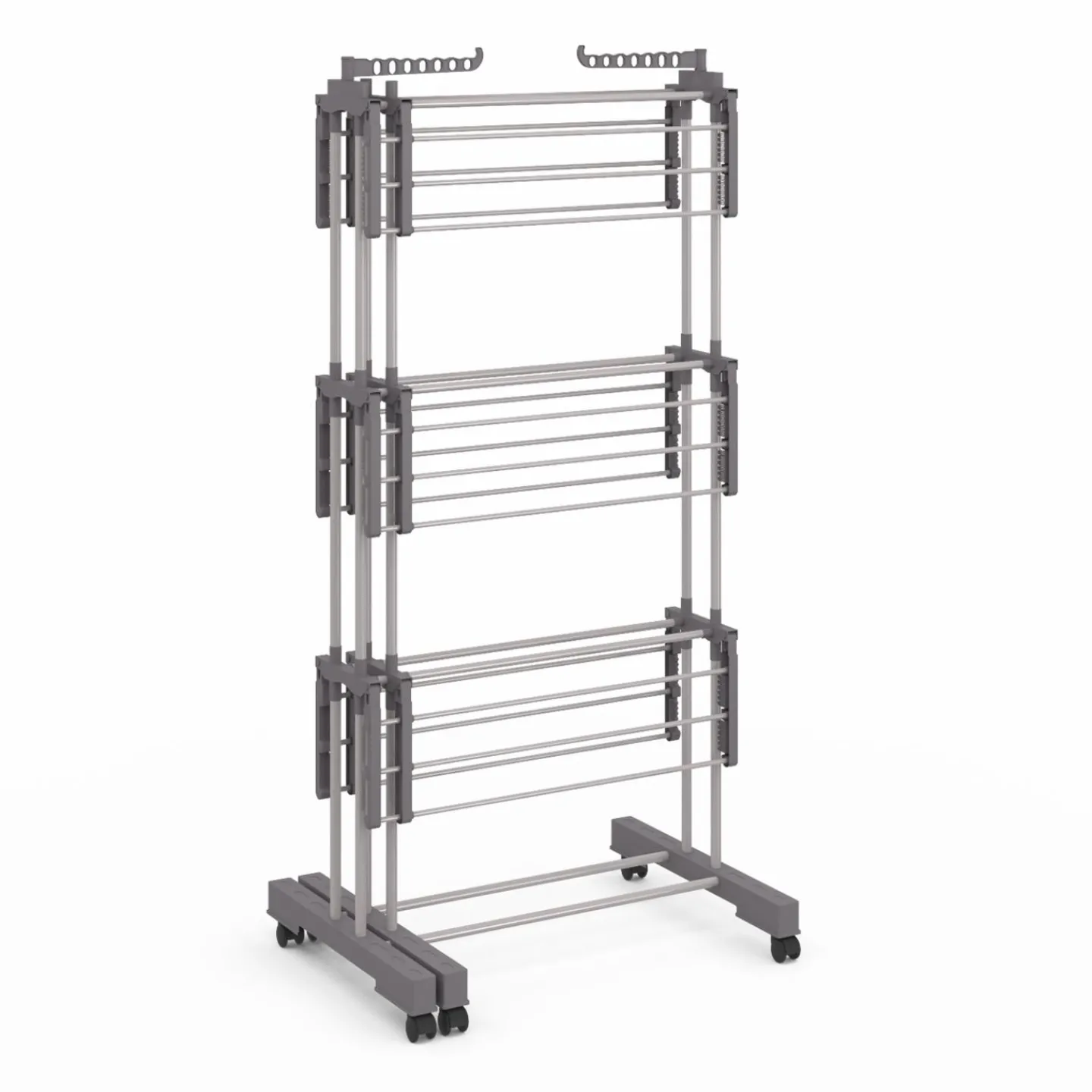 Séchoir à linge pliable extensible 40M gris 3 niveaux*IDMarket Sale