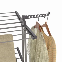 Séchoir à linge pliable extensible 40M gris 3 niveaux*IDMarket Sale