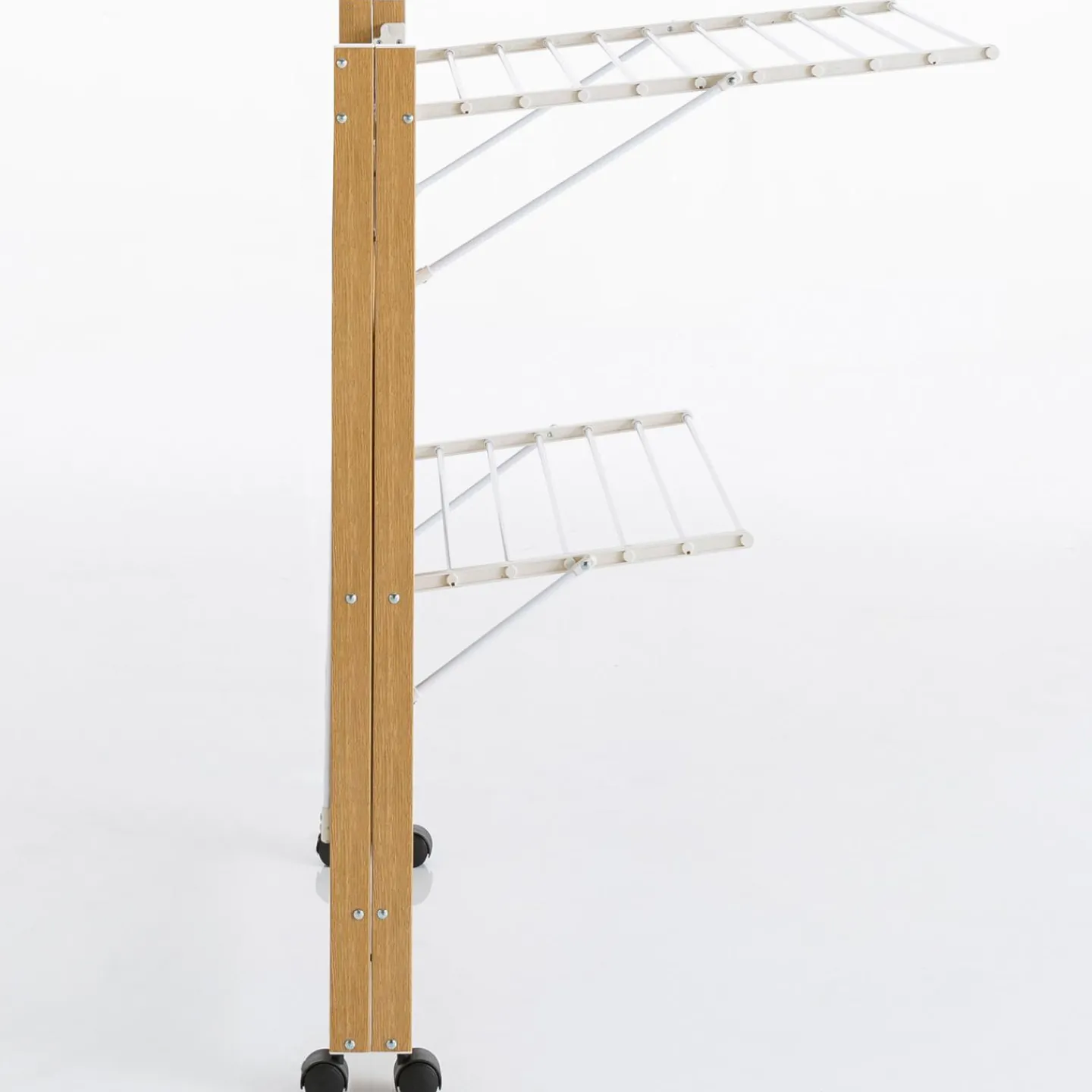 Séchoir design imitation bois pliable*IDMarket Online