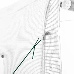 Serre à tomates 3 m² 3 x 1 x 2 m blanche*IDMarket
