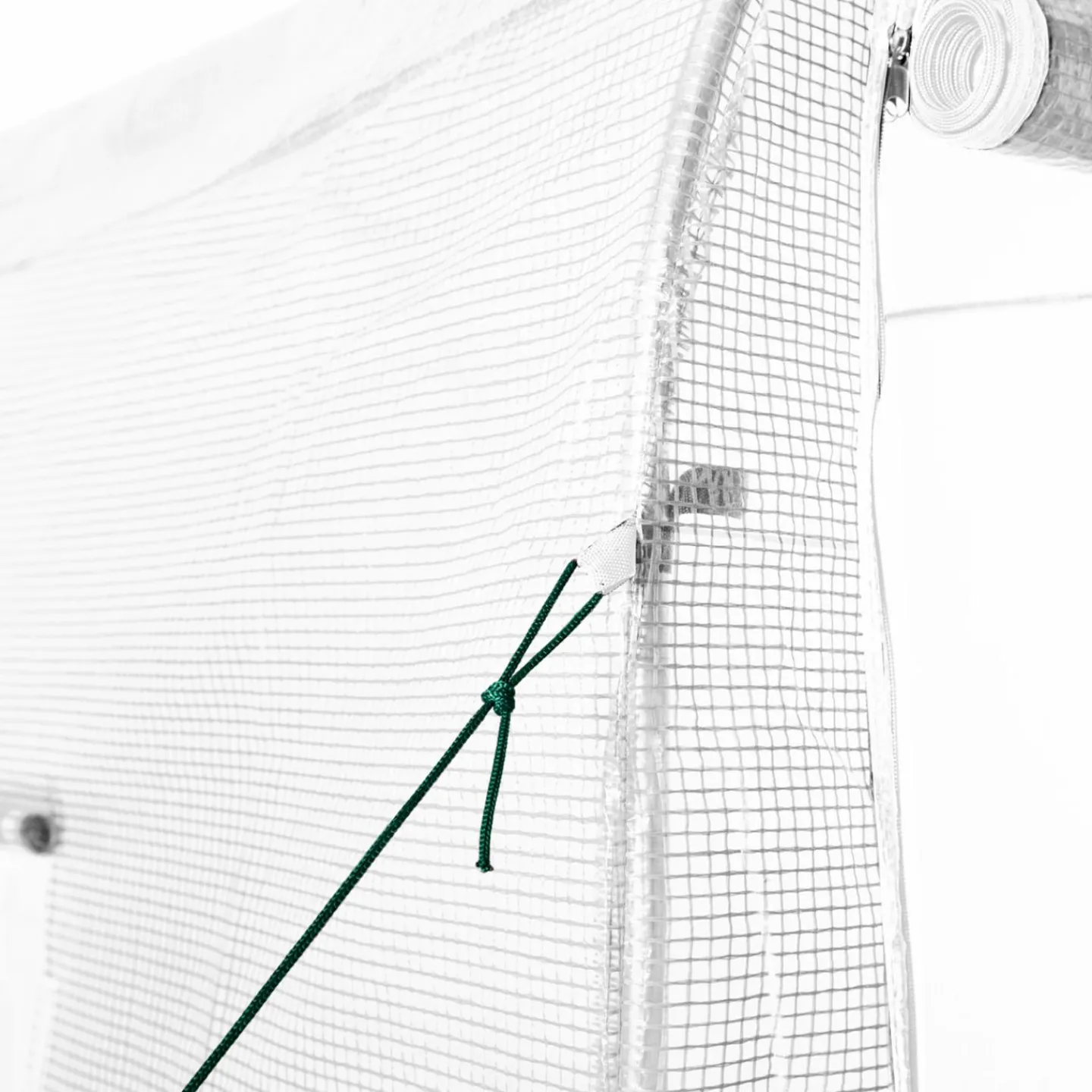 Serre à tomates 3 m² 3 x 1 x 2 m blanche*IDMarket