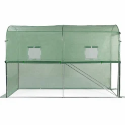Serre à tomates 3 m² 3x1x2m*IDMarket New
