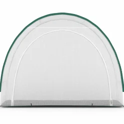 Serre d'hivernage balcon et terrasse 300x80x220 cm en demi lune*IDMarket Online