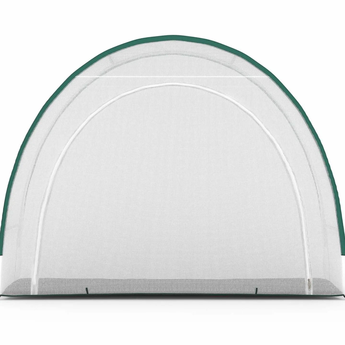 Serre d'hivernage balcon et terrasse 300x80x220 cm en demi lune*IDMarket Online