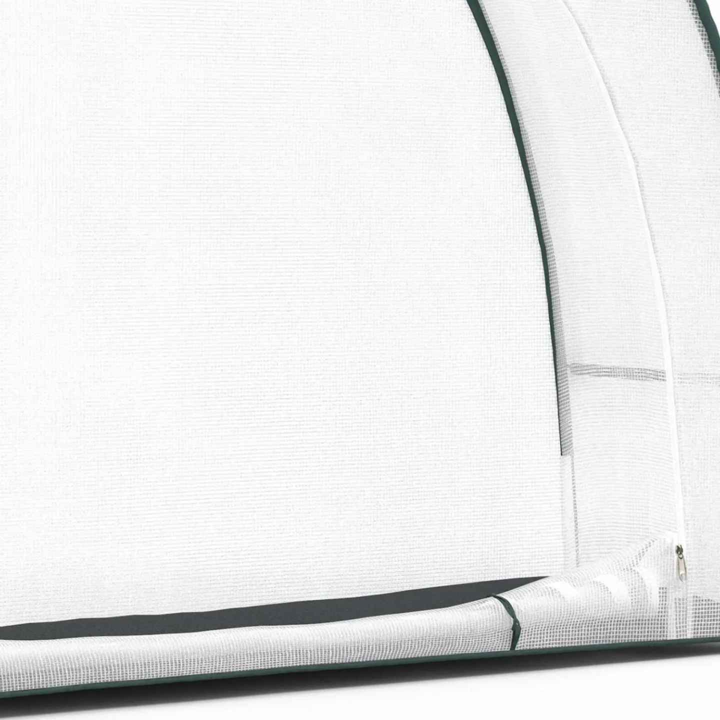 Serre d'hivernage balcon et terrasse 300x80x220 cm en demi lune*IDMarket Online