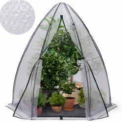 Serre pour hivernage des plantes bâche bulle*IDMarket Clearance