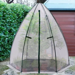 Serre pour hivernage des plantes bâche bulle*IDMarket Clearance