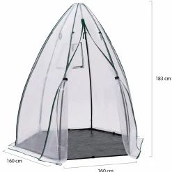 Serre pour hivernage des plantes bâche bulle*IDMarket Clearance