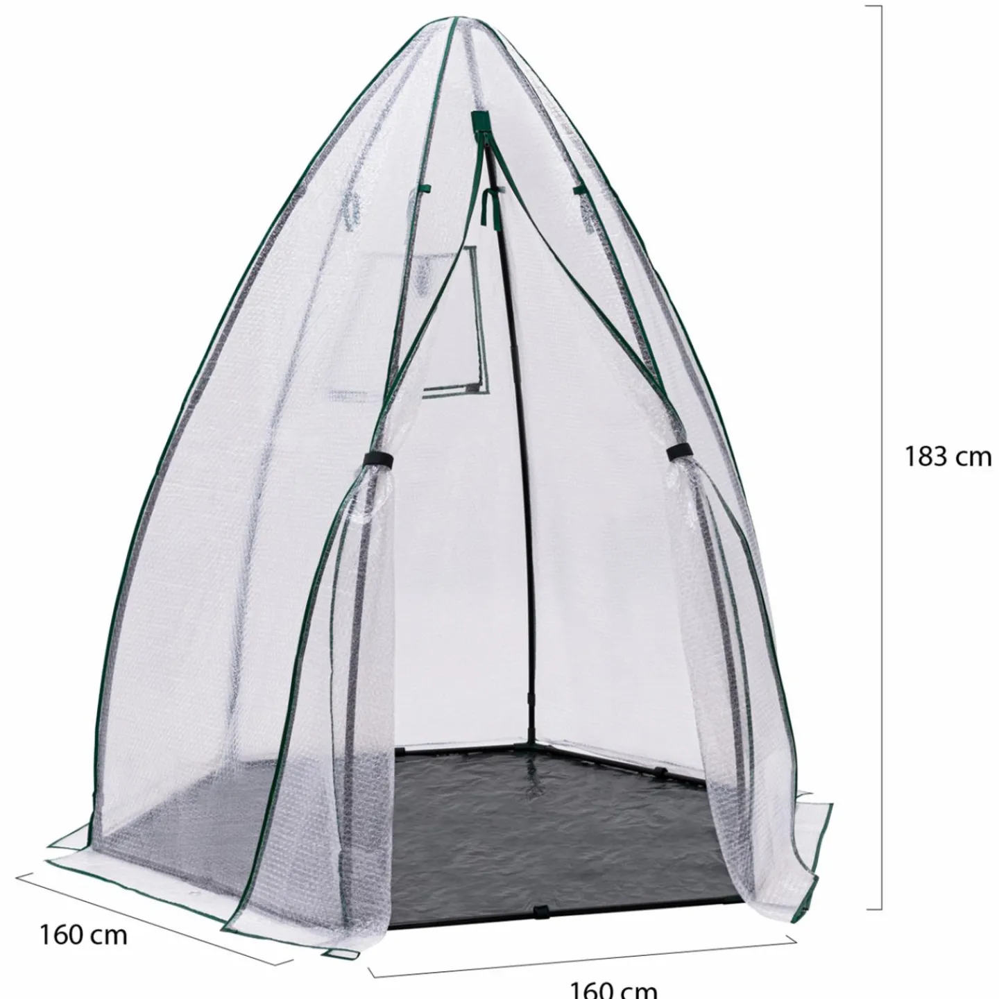 Serre pour hivernage des plantes bâche bulle*IDMarket Clearance