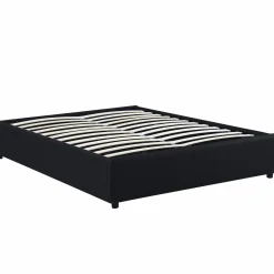 Sommier coffre de rangement 140x190 cm noir*IDMarket Discount