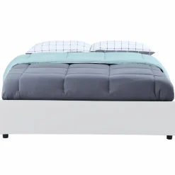 Sommier coffre de rangement 140x190 cm blanc*IDMarket Hot