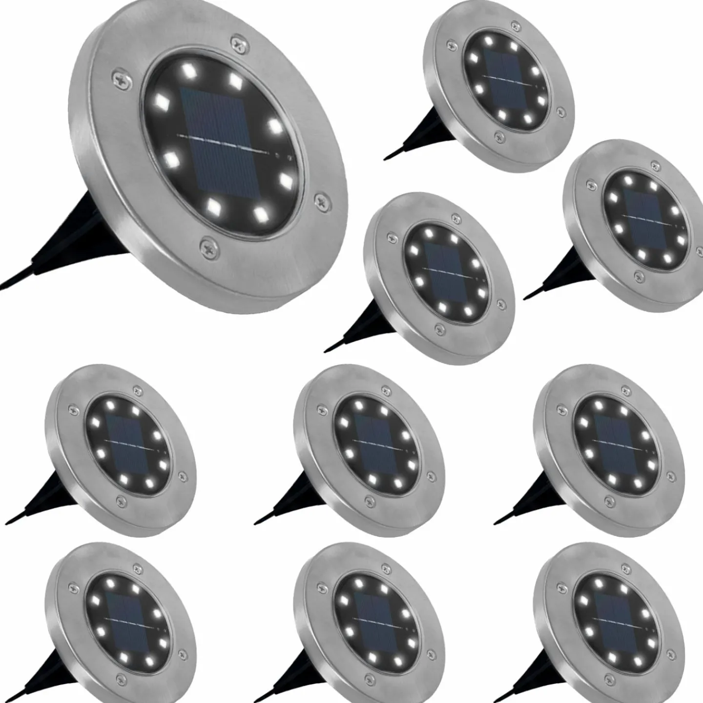 Spots solaires extérieur LED*IDMarket Hot