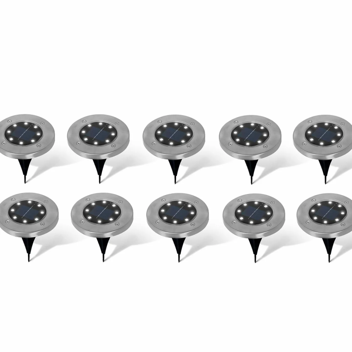 Spots solaires extérieur LED*IDMarket Hot