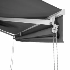 Store banne gris anthracite 4x3 m*IDMarket Clearance