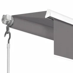 Store banne 3,80x3 m gris anthracite*IDMarket New