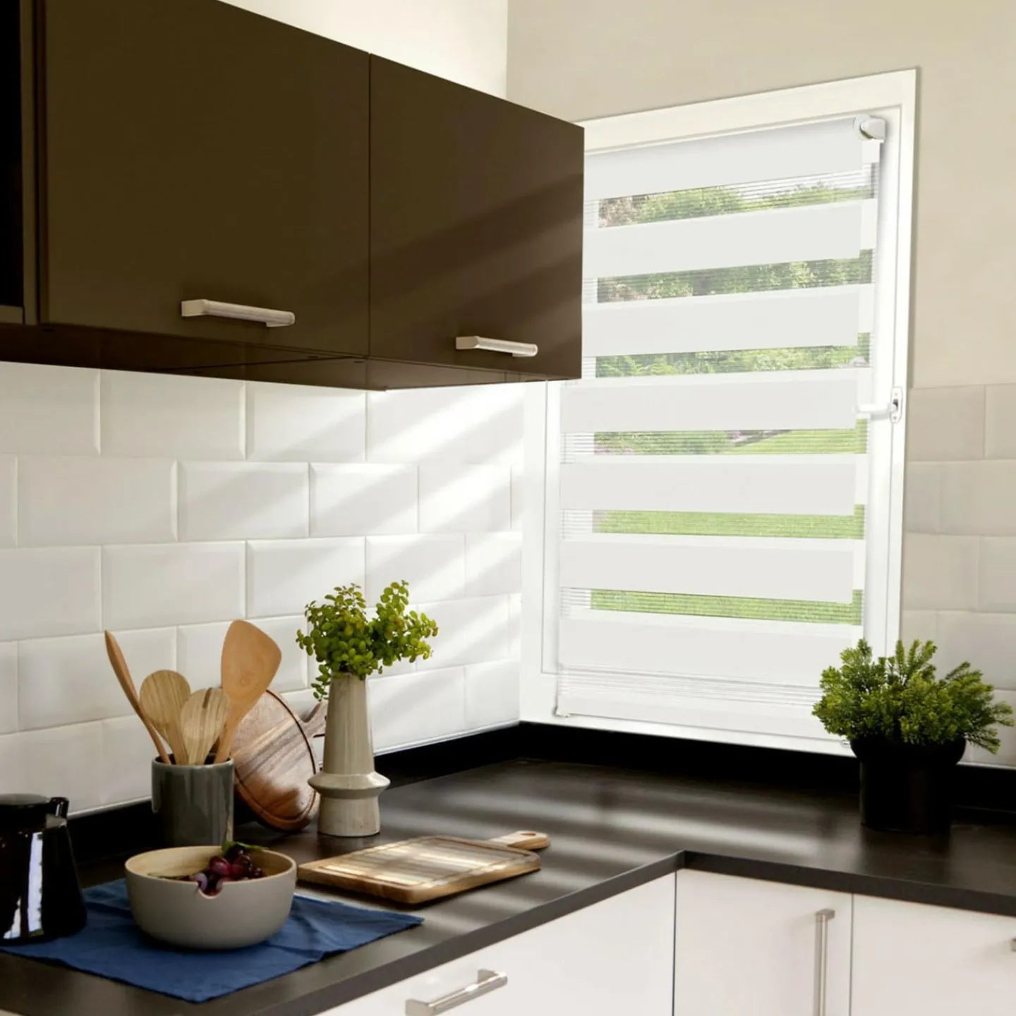 Store jour nuit blanc 60 x 120 cm*IDMarket Sale