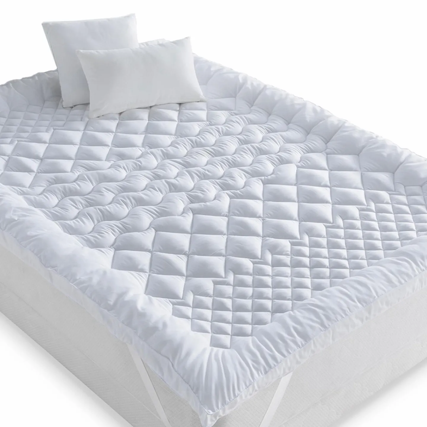 Surmatelas 140x190 cm 7 zones de confort moelleux*IDMarket Online